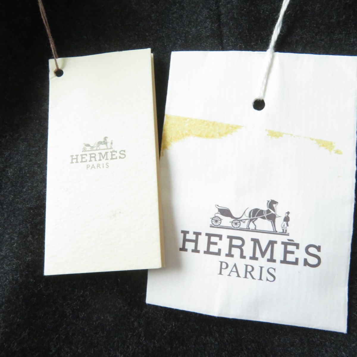 HERMES skirt Outer: 90% wool, Outer: 10% cashmere, Lining: 100% silk Black type Women 34  d