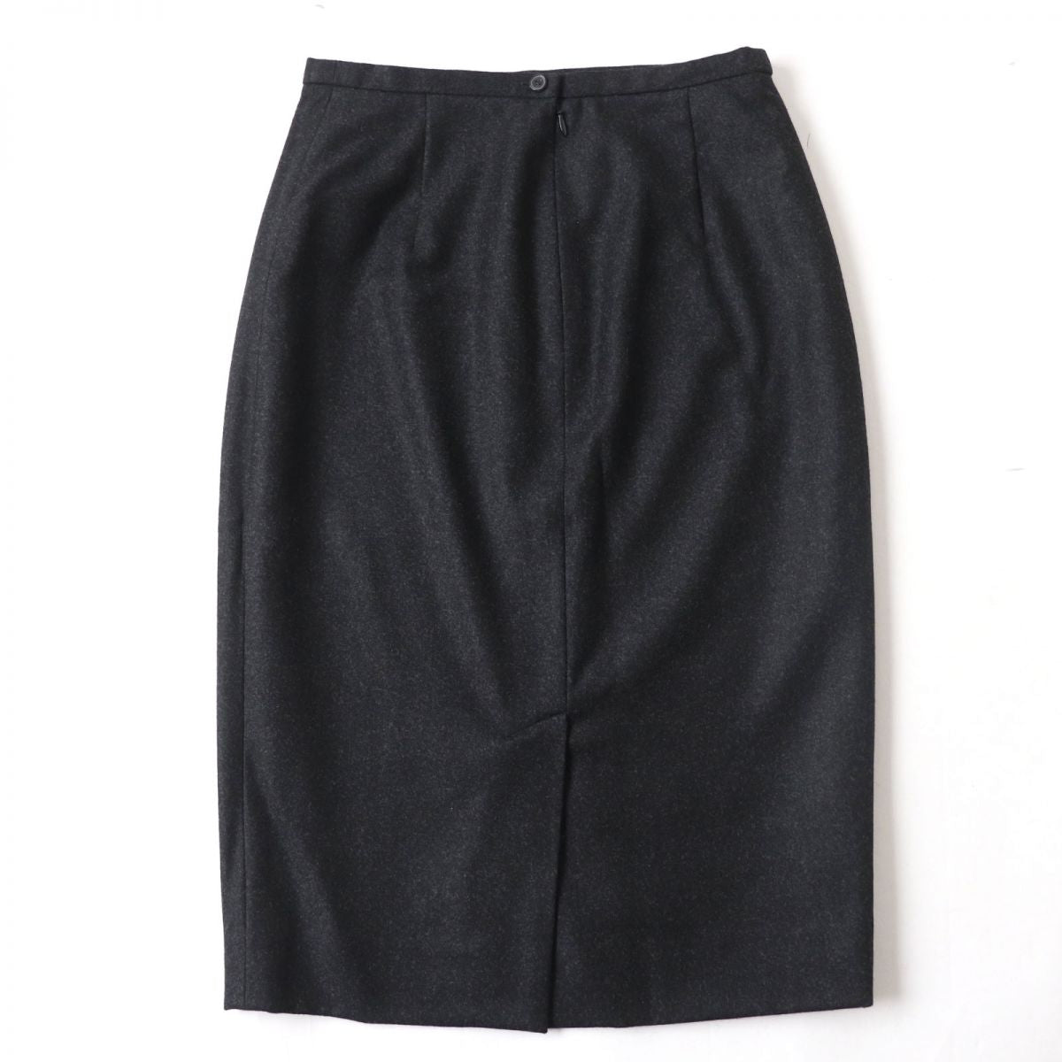 HERMES skirt Outer: 90% wool, Outer: 10% cashmere, Lining: 100% silk Black type Women 34  d