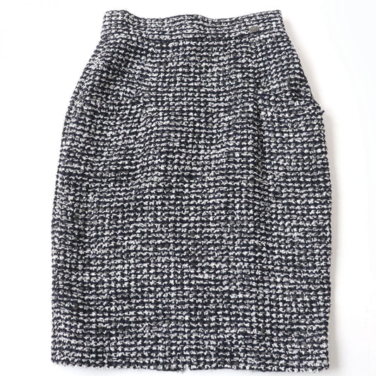 CHANEL skirt Outer material: 77% nylon, Outer material: 21% rayon, Outer material: 2% polyester, Lining: 100% silk multicolor Women 38