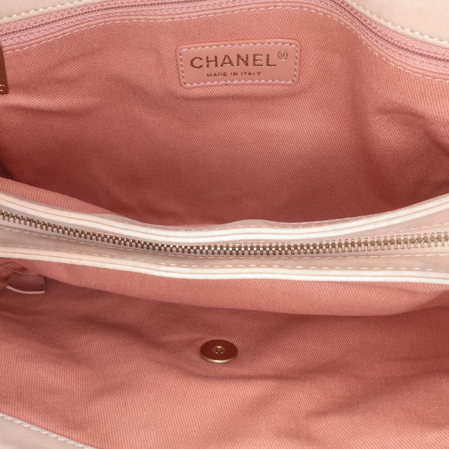 Brown Chanel Jumbo Quilted Calfskin Triple Stitched Flap Crossbody Bag