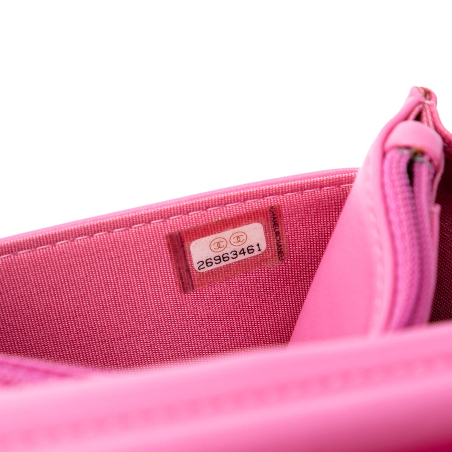 Pink Chanel Small Quilted Caviar Boy Flap Crossbody Bag