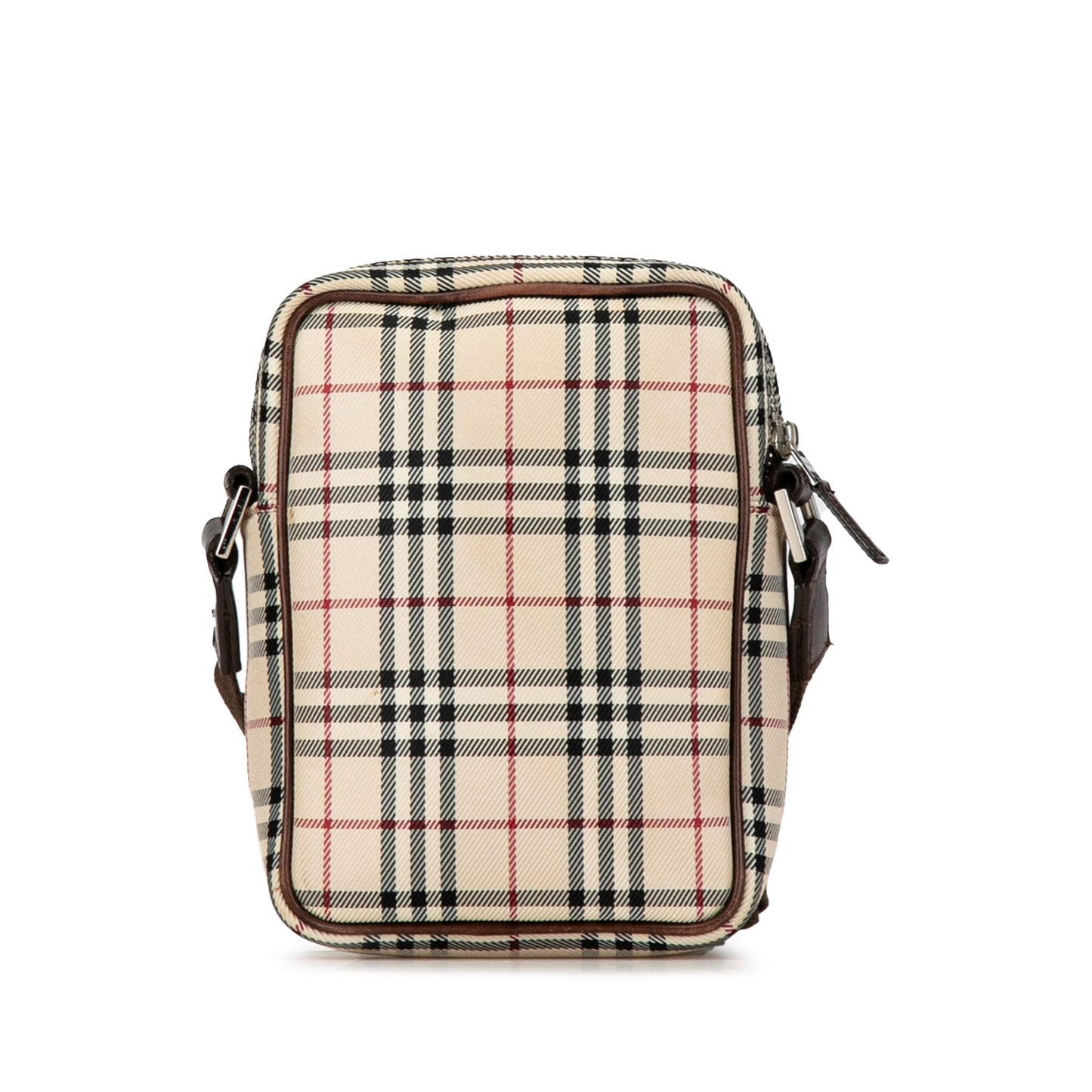 Burberry Ho  Check Canvas Crossbody Crossbody Bag