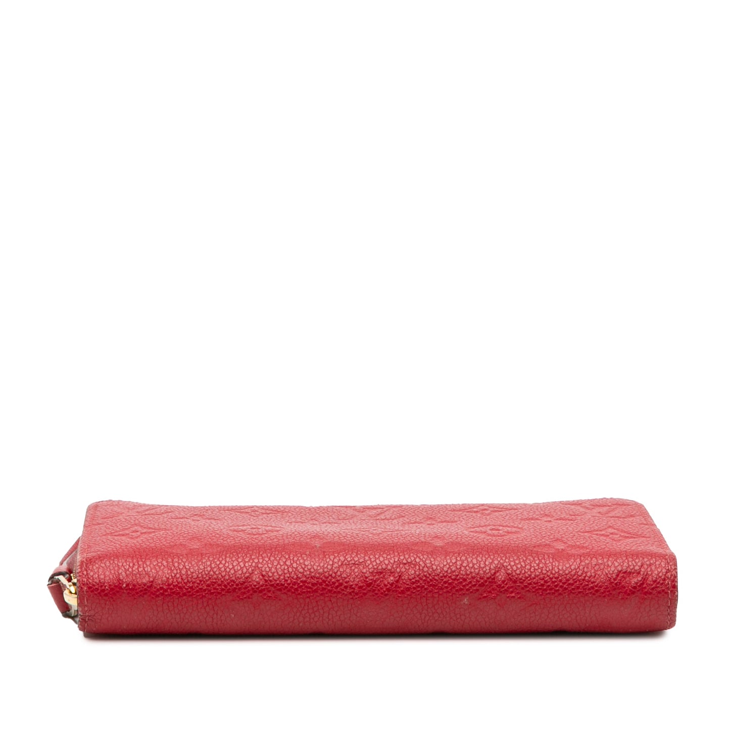 Red Louis Vuitton Monogram Empreinte Zippy Long Wallet