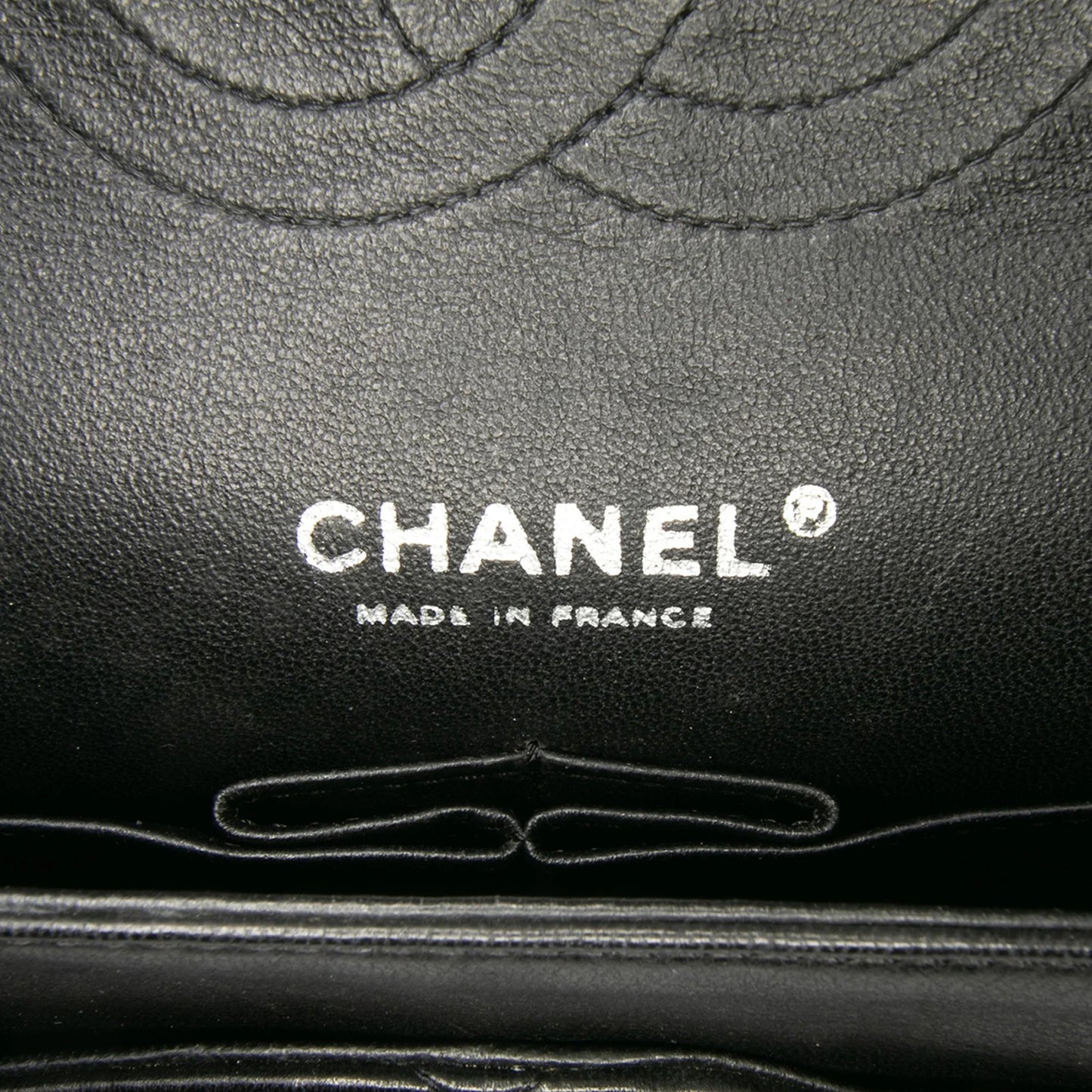 Black Chanel Medium Classic Bicolor Quilted Lambskin Double Flap Shoulder Bag