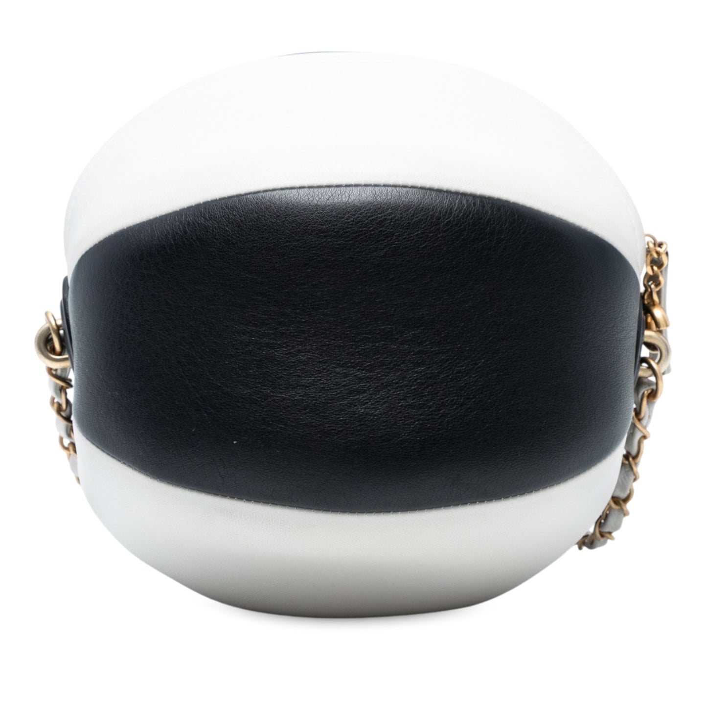 Black Chanel Calfskin Coco Beach Ball Bag