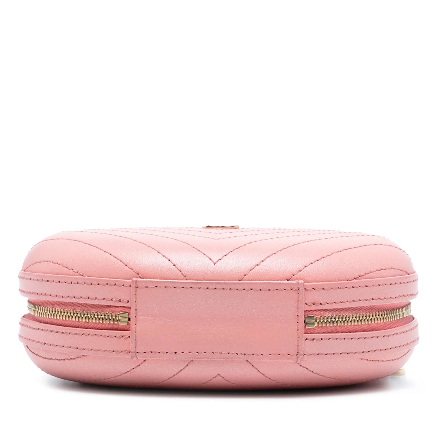 Pink Chanel Chevron Stitched Calfskin La Pausa Evening Bag