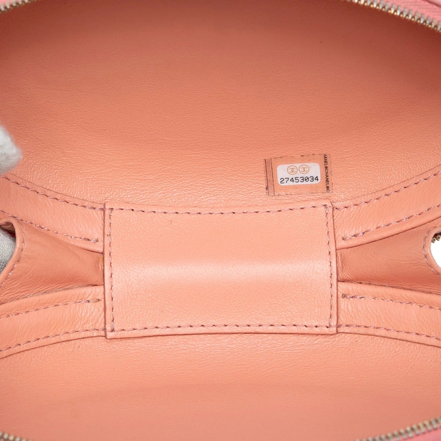 Pink Chanel Chevron Stitched Calfskin La Pausa Evening Bag