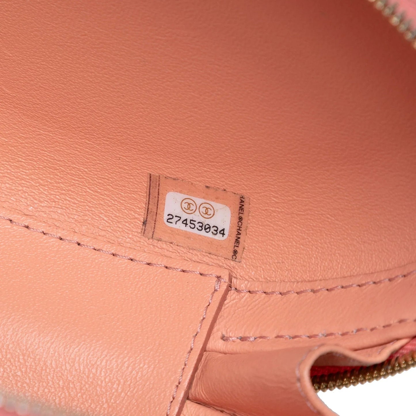 Pink Chanel Chevron Stitched Calfskin La Pausa Evening Bag