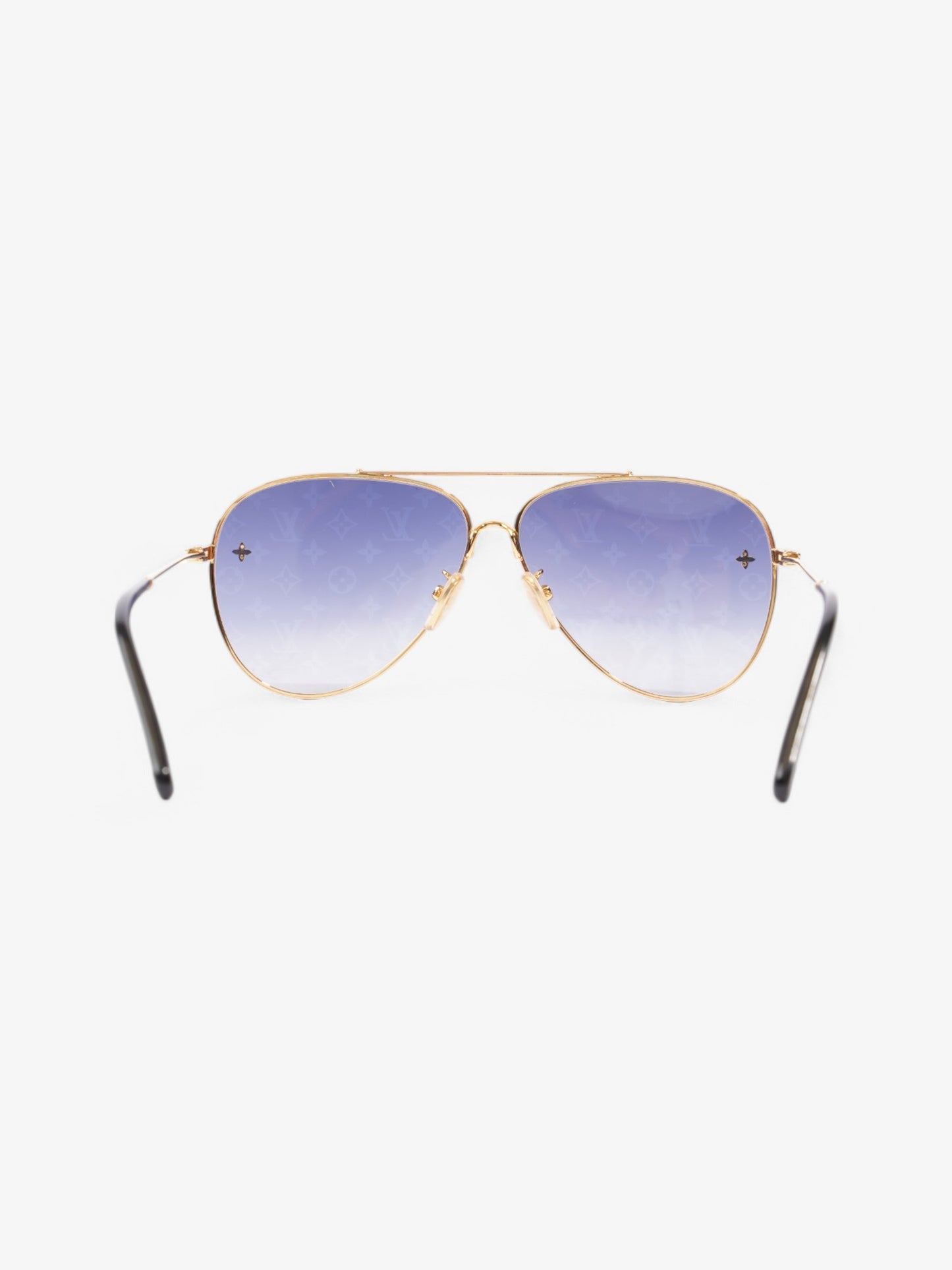 Louis Vuitton Z1782U Sunglasses Gold Base Metal 145mm