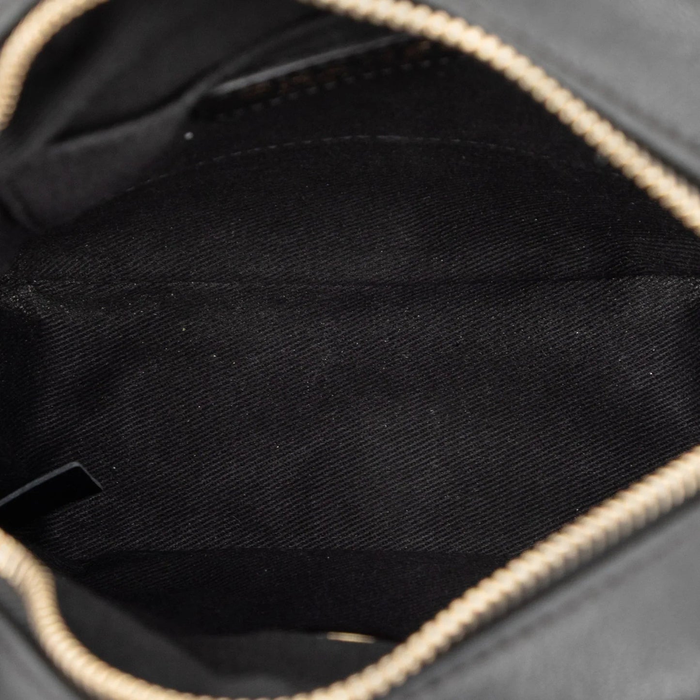 Black Chanel Stitched Goatskin Casual Trip North South Camera Case Crossbody Bag