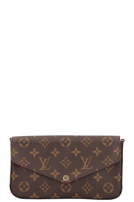 LOUIS VUITTON Felicie Crossbody Pochette MNG Canvas