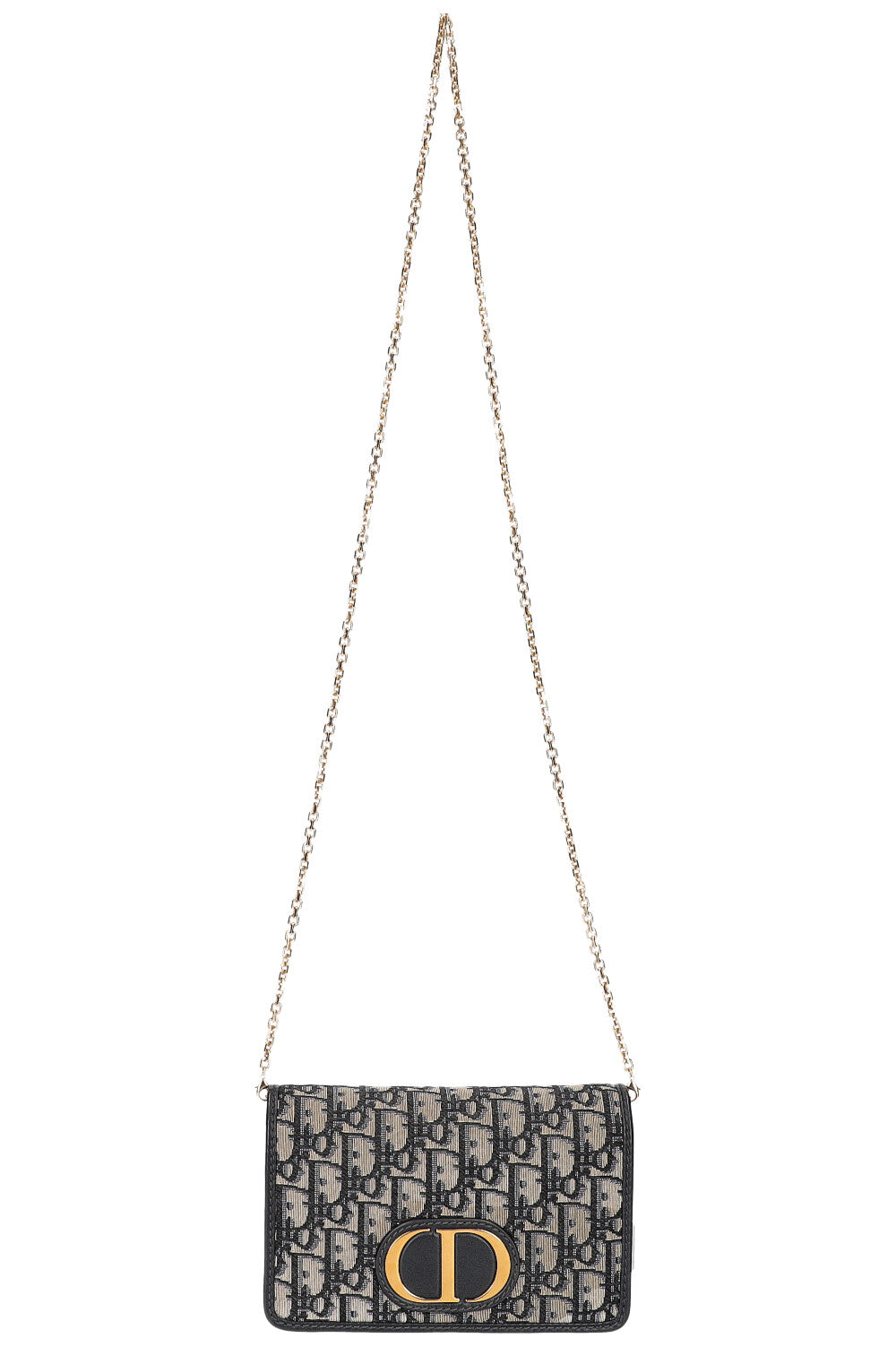 CHRISTIAN DIOR 30 Montaigne Pochette 2-EN-1 Canvas Oblique