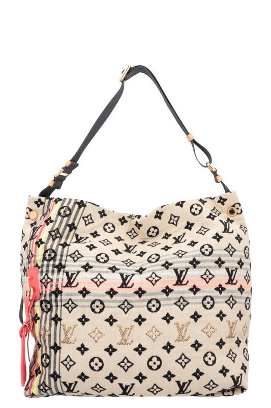 LOUIS VUITTON Cheche Bohemian Bag Canvas