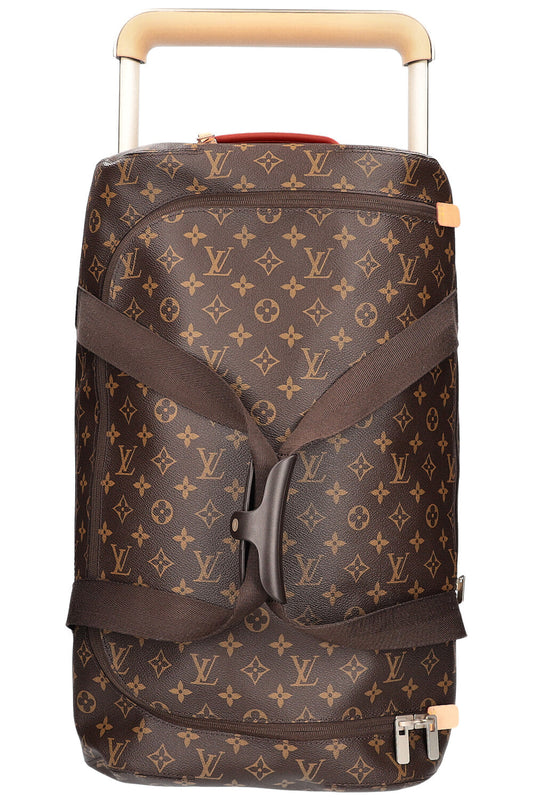 LOUIS VUITTON Horizon Soft 55 Duffle Bag MNG Canvas