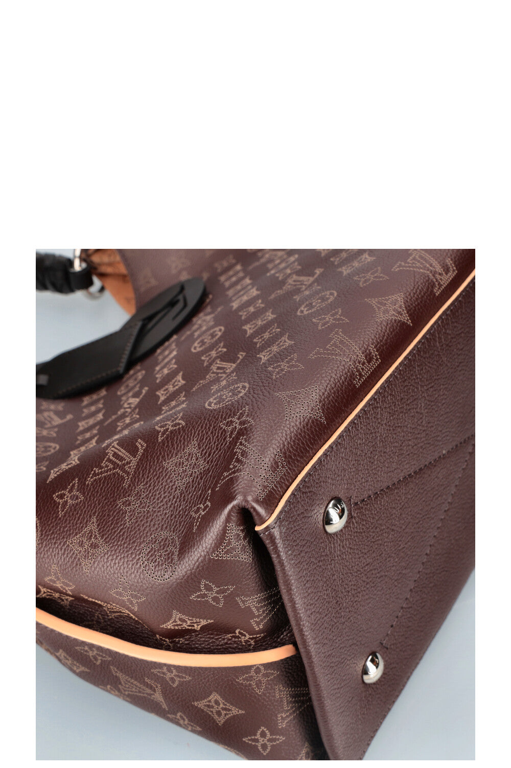 LOUIS VUITTON 2020 Carmel Mahina Bag Chocolate