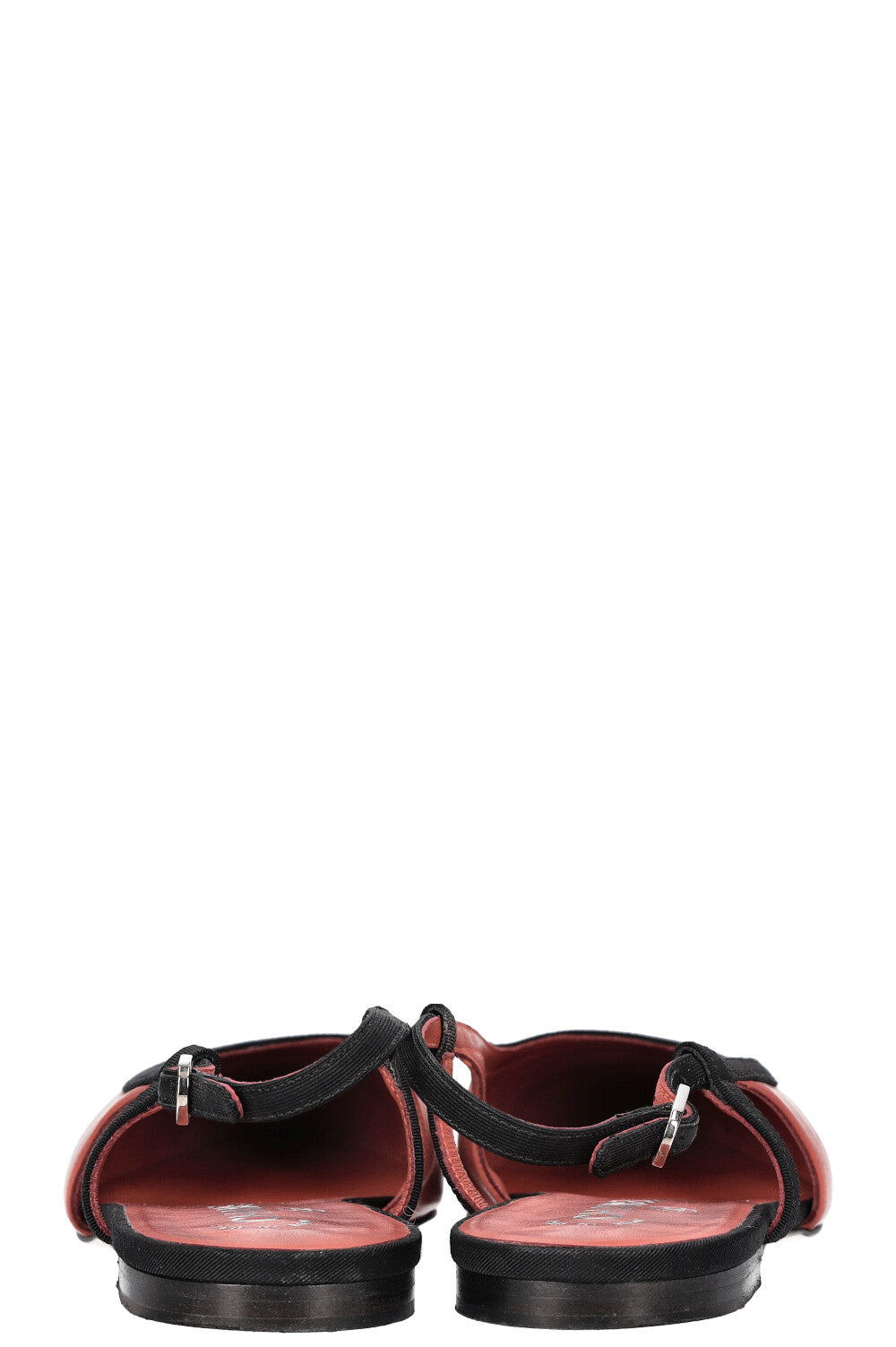 CHANEL Slingback Flats Brick