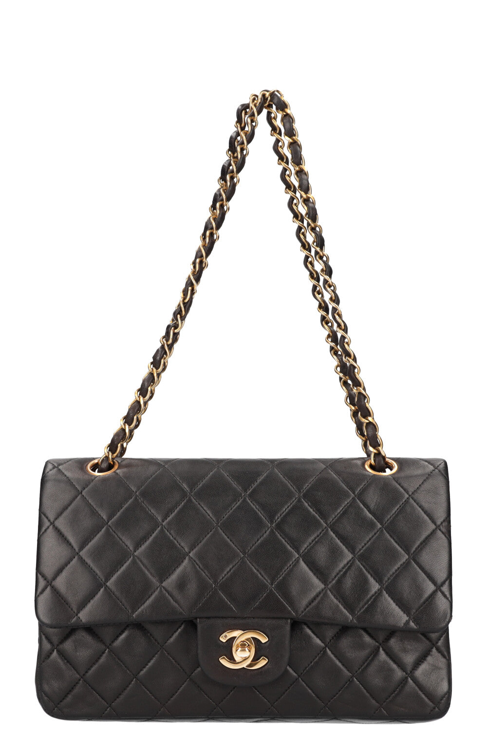 CHANEL Medium Double Flap Bag Black