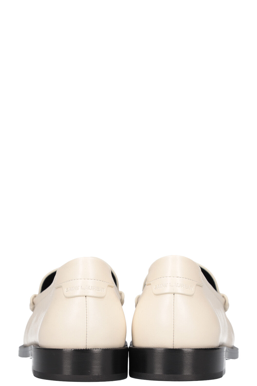 SAINT LAURENT Le Loafer White