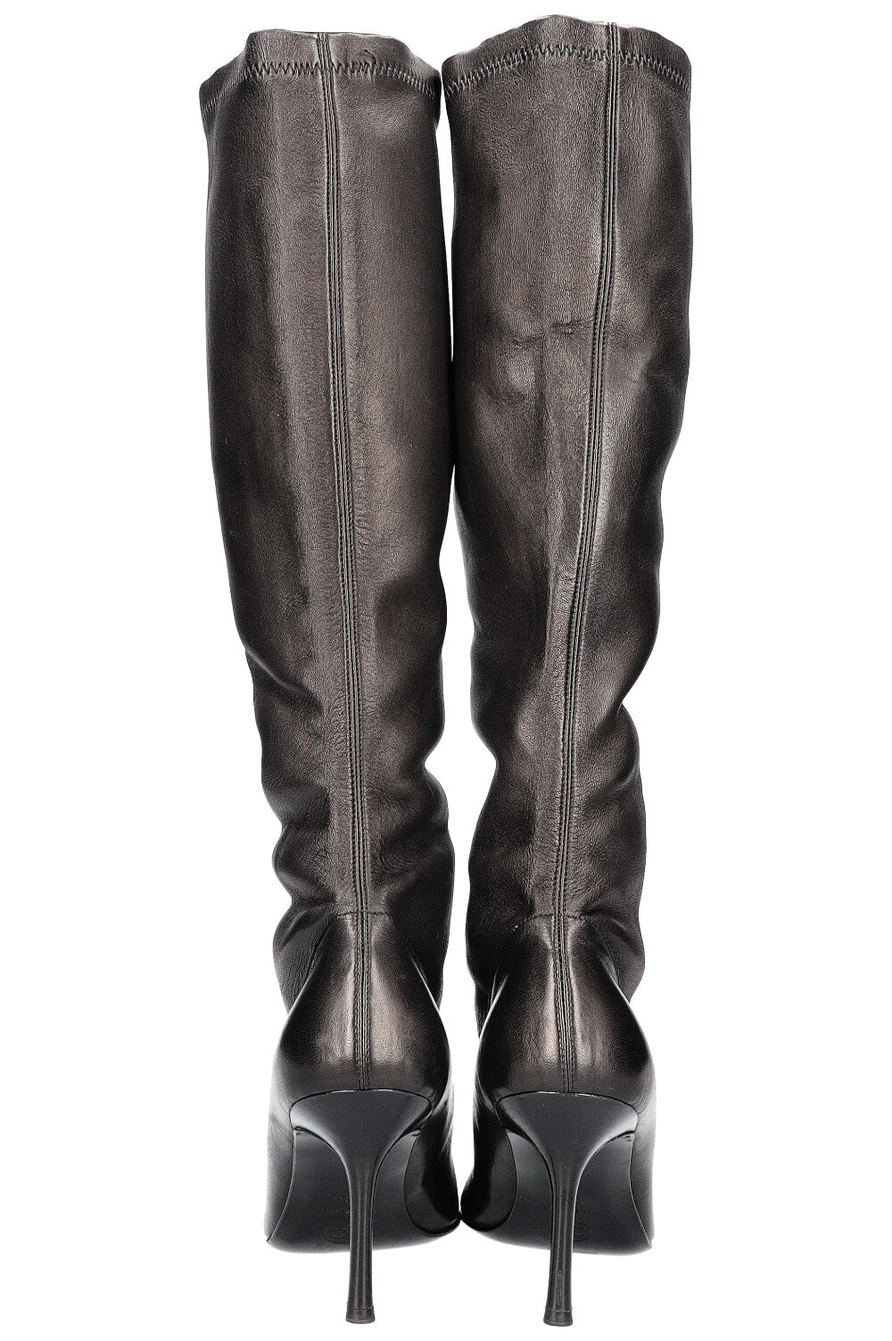 CHANEL Sock Boots With Heel