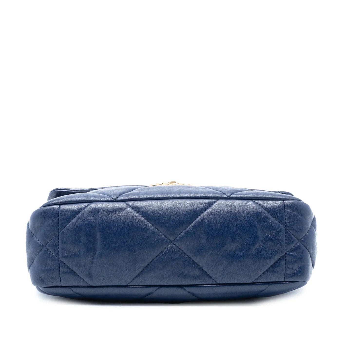 Blue Chanel Medium Lambskin 19 Flap Satchel