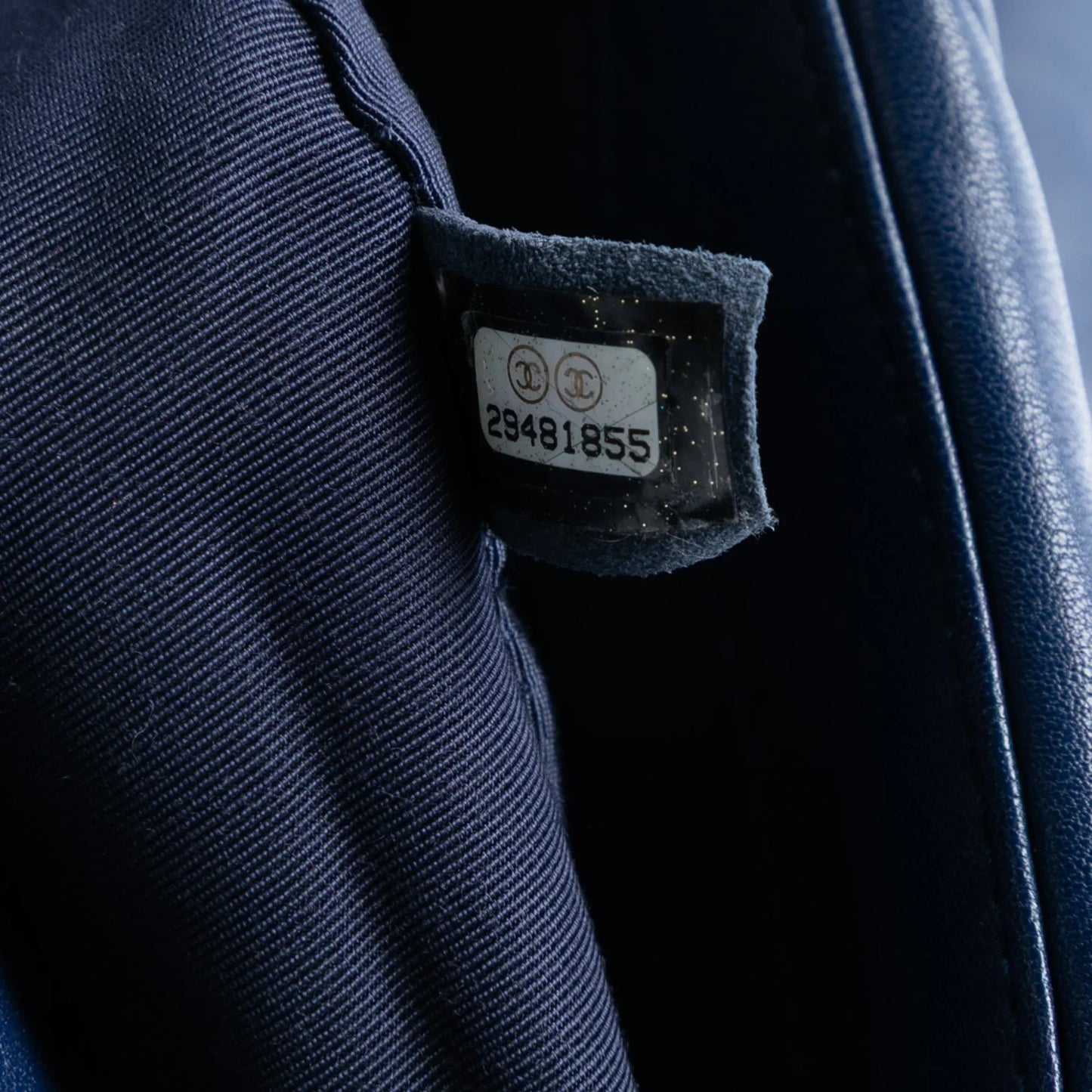 Blue Chanel Medium Lambskin 19 Flap Satchel