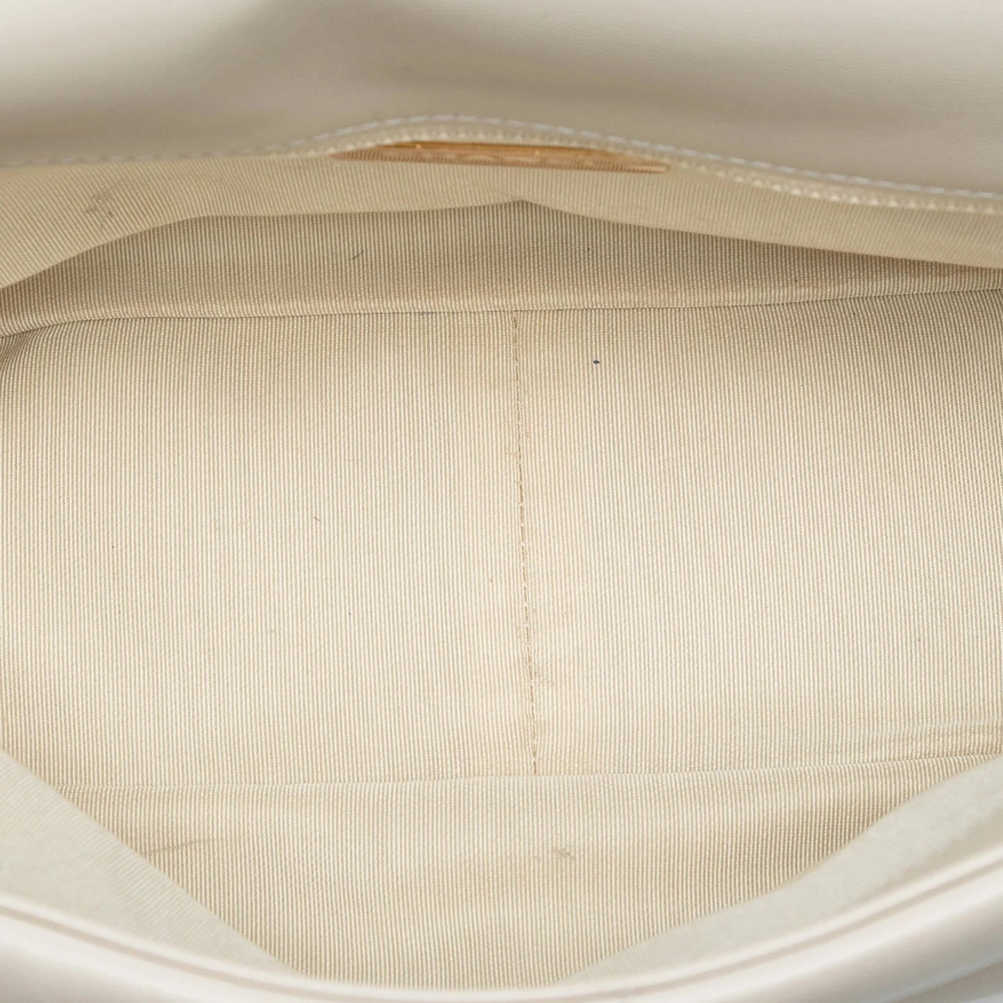 White Chanel Large Lambskin 19 Flap Satchel