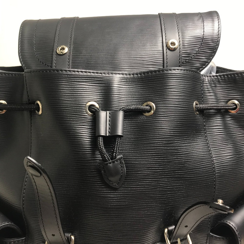LOUIS VUITTON Backpack M50159 Epi Leather black Epi Christopher PM mens  d