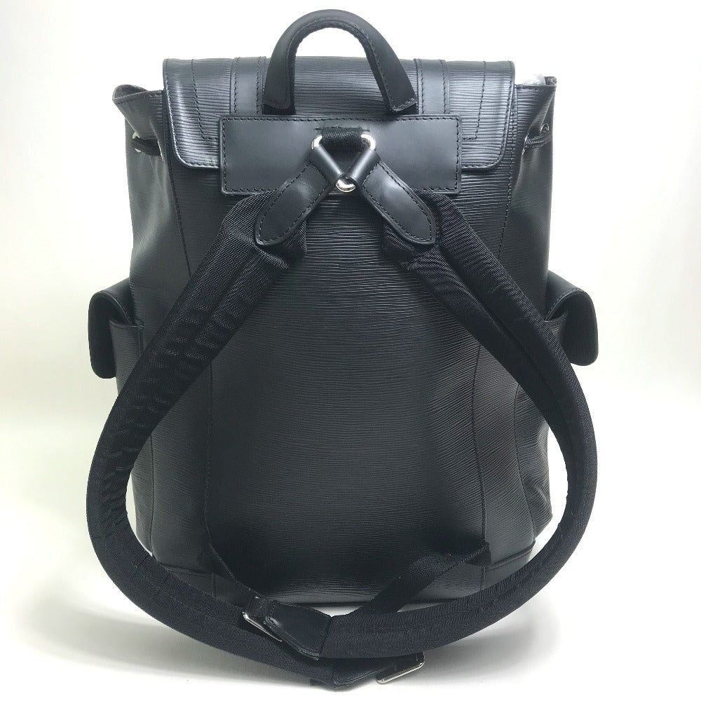 LOUIS VUITTON Backpack M50159 Epi Leather black Epi Christopher PM mens  d