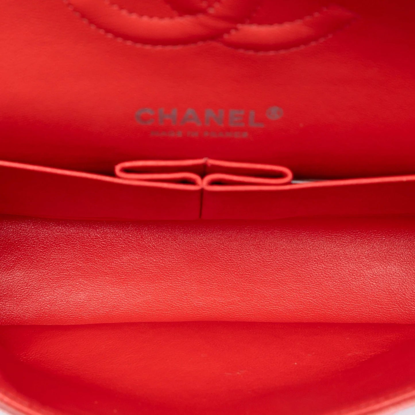 Red Chanel Medium Classic Velvet Double Flap Shoulder Bag