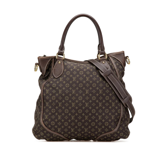 Brown Louis Vuitton Monogram Mini Lin Besace Angele Satchel