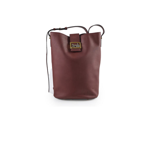 Luxury CELINE   Bucket Bag Burgundy