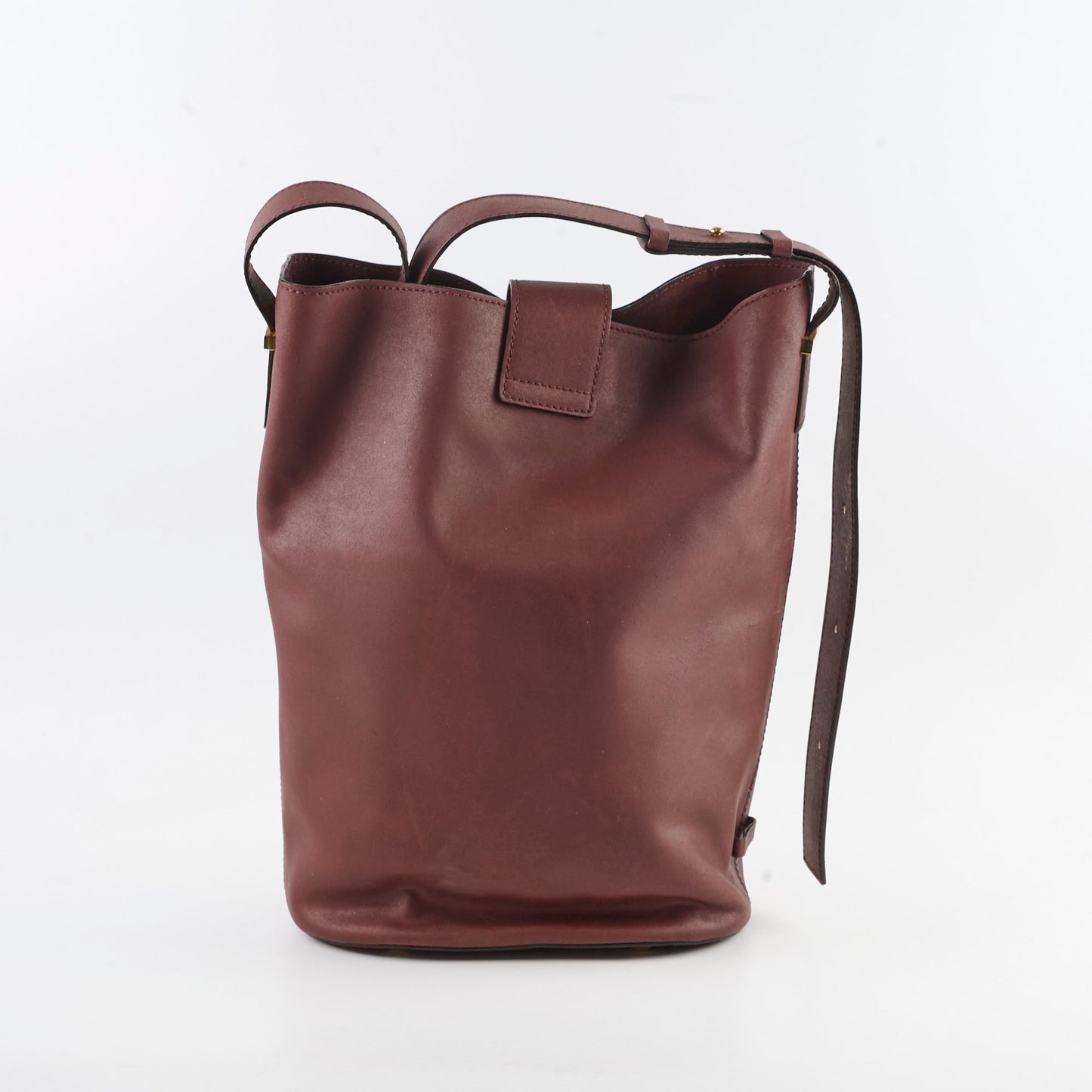 Luxury CELINE   Bucket Bag Burgundy