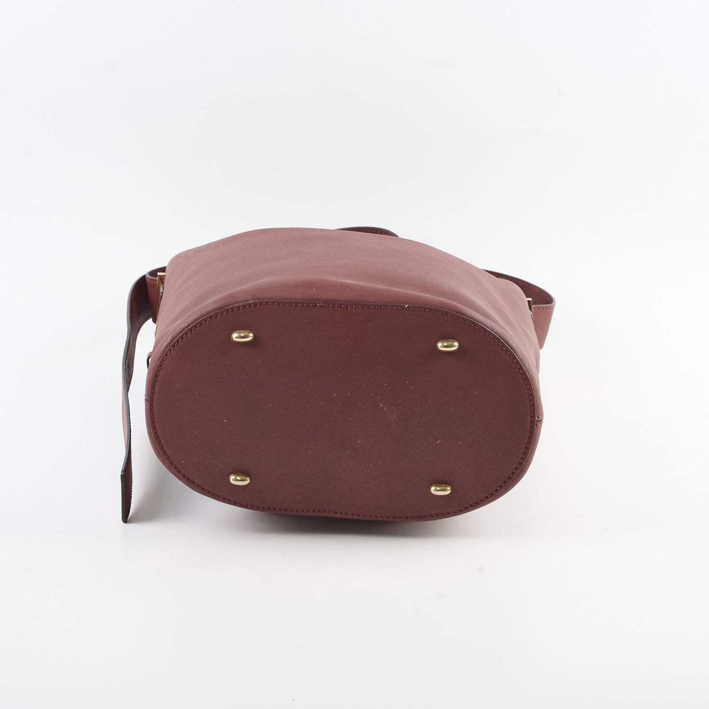 Luxury CELINE   Bucket Bag Burgundy