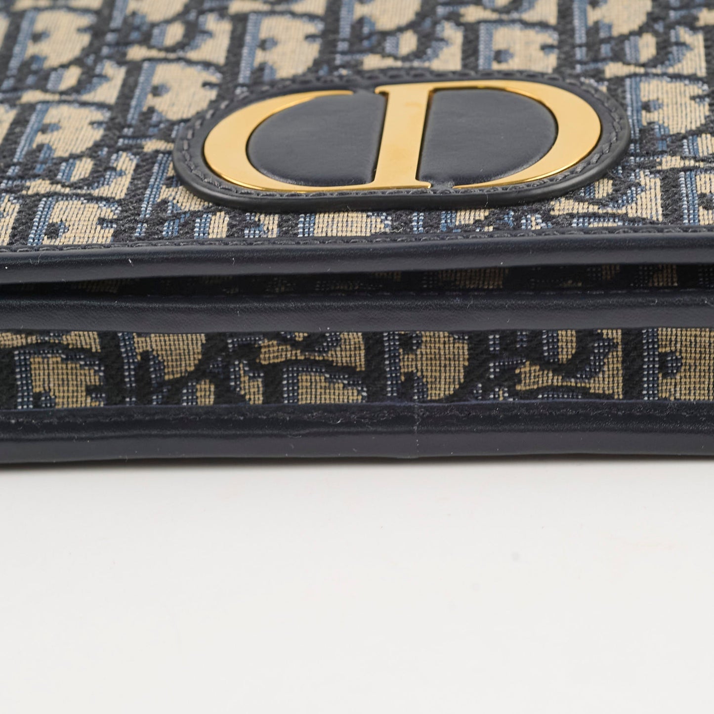 Christian Dior Montaigne Belt Bag with Chain Navy