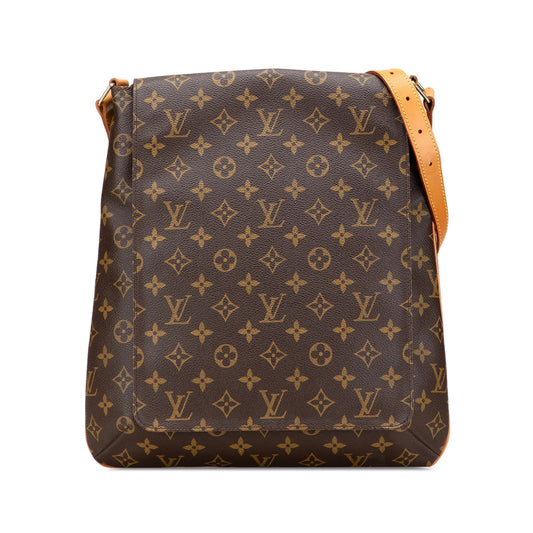 Brown Louis Vuitton Monogram M tte Salsa GM Crossbody Bag
