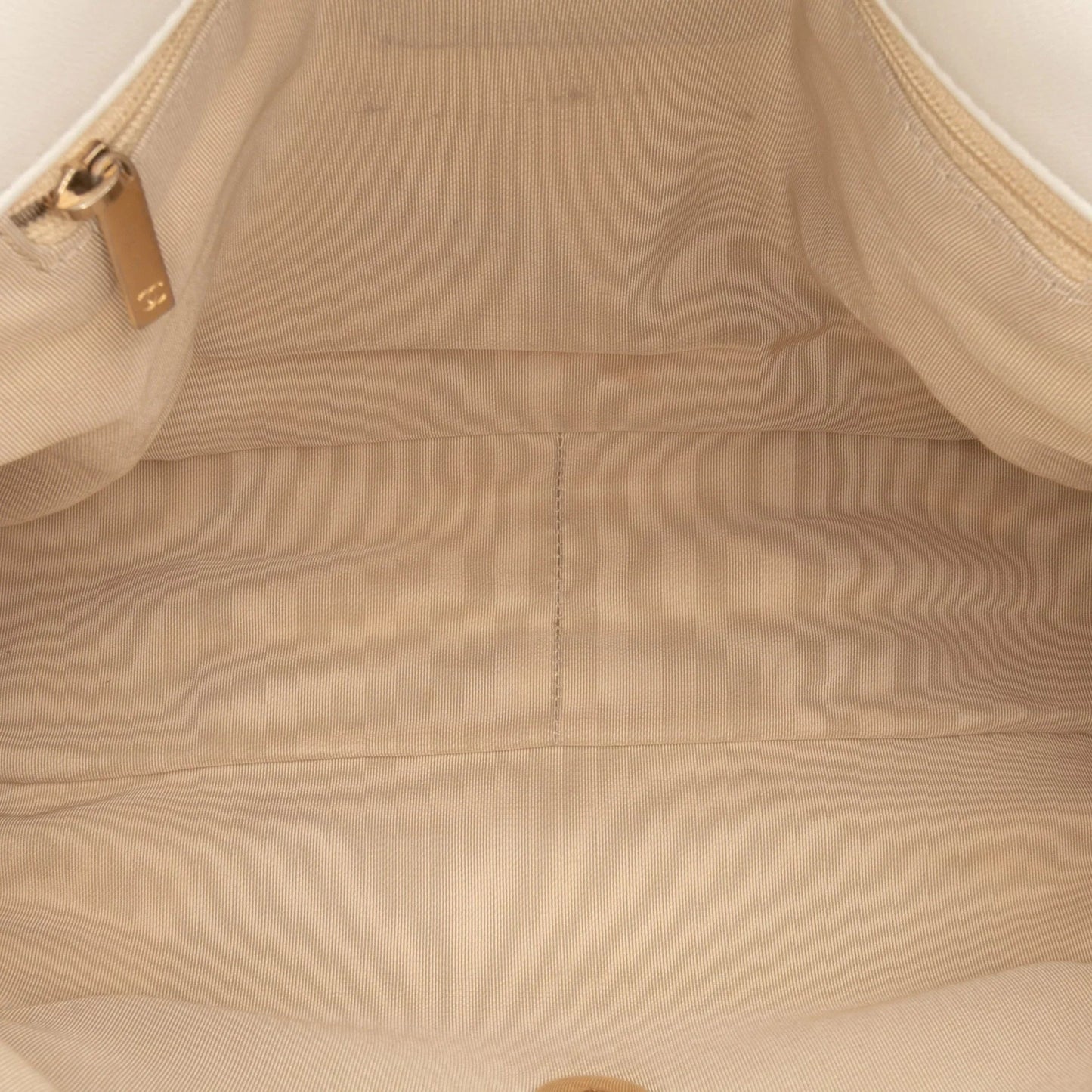 White Chanel Maxi Lambskin 19 Flap Satchel