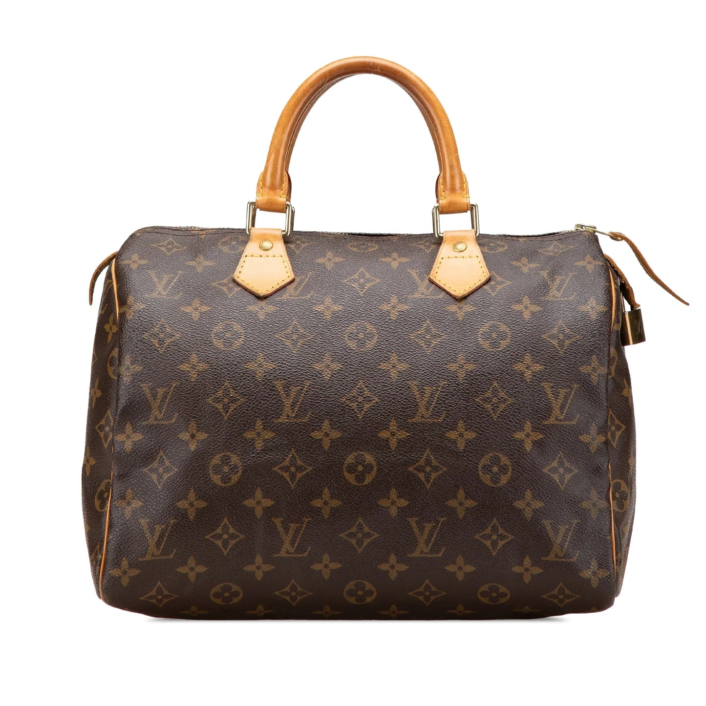 Brown Louis Vuitton Monogram Speedy 30 Boston Bag