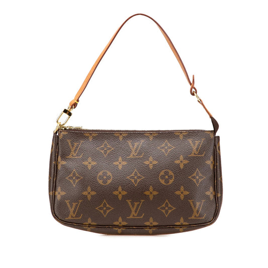 Brown Louis Vuitton Monogram Pochette Accessoires Shoulder Bag