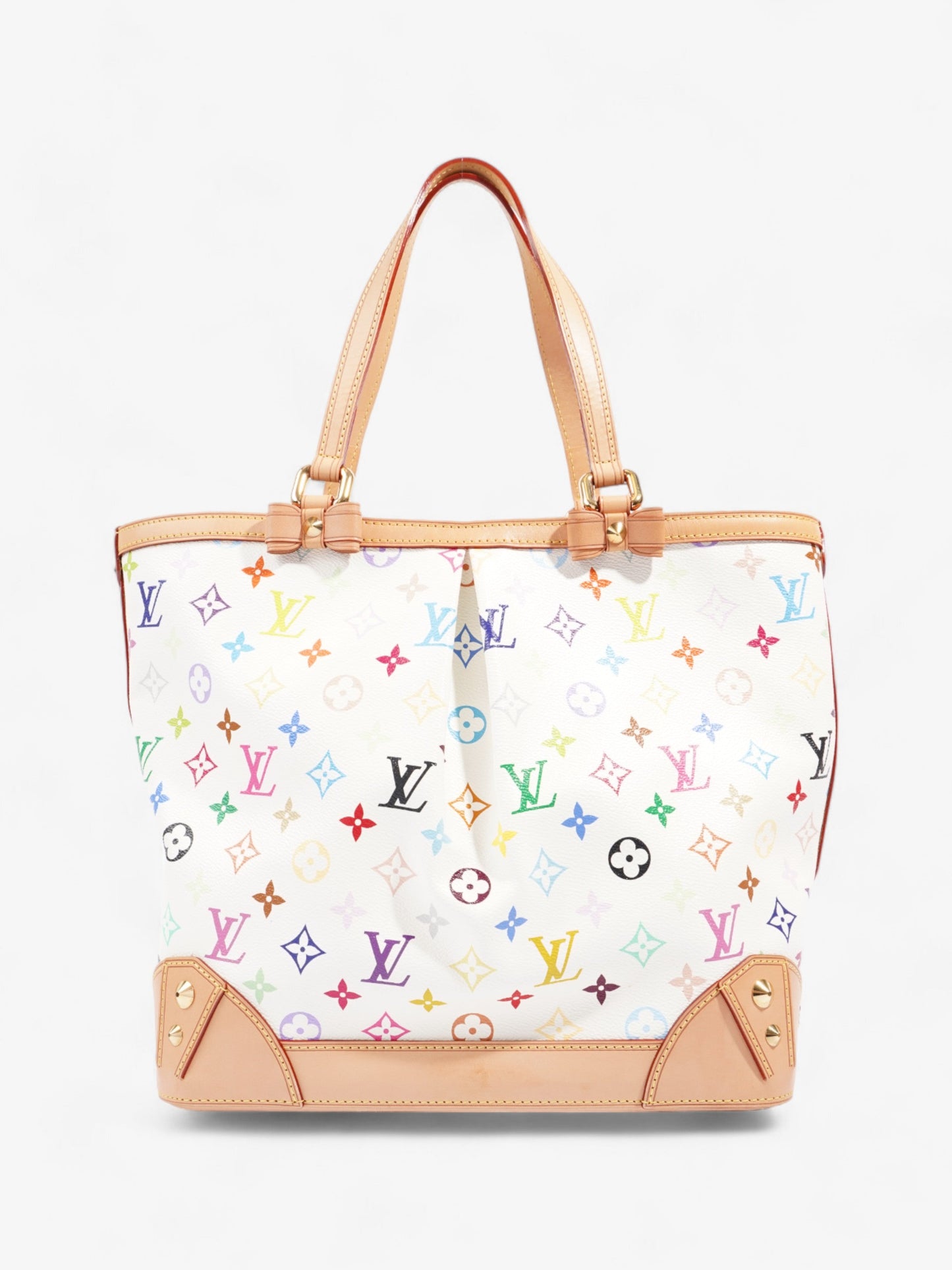 Louis Vuitton Sharleen White Multicoloured Monogram Coated Canvas GM