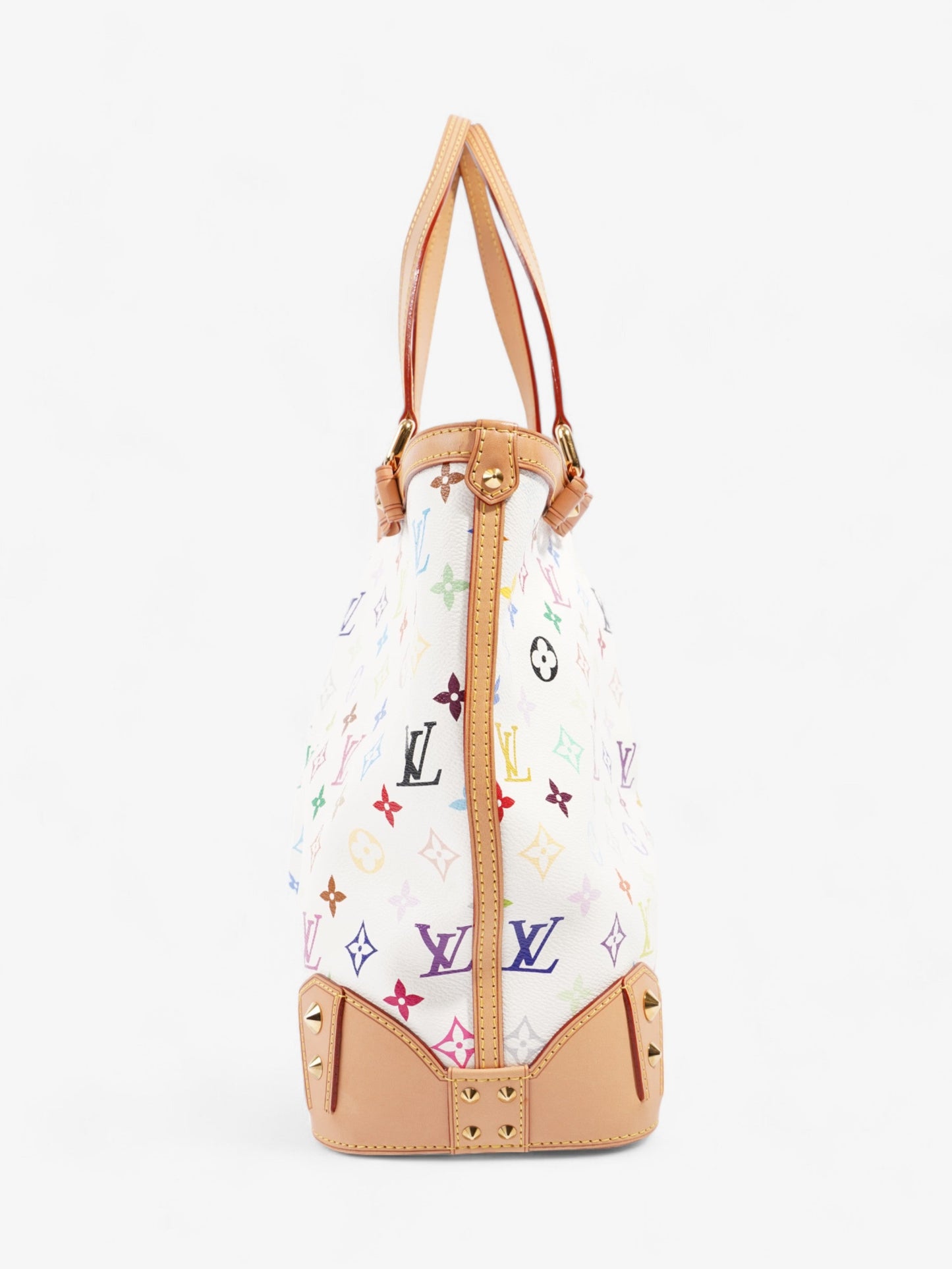 Louis Vuitton Sharleen White Multicoloured Monogram Coated Canvas GM