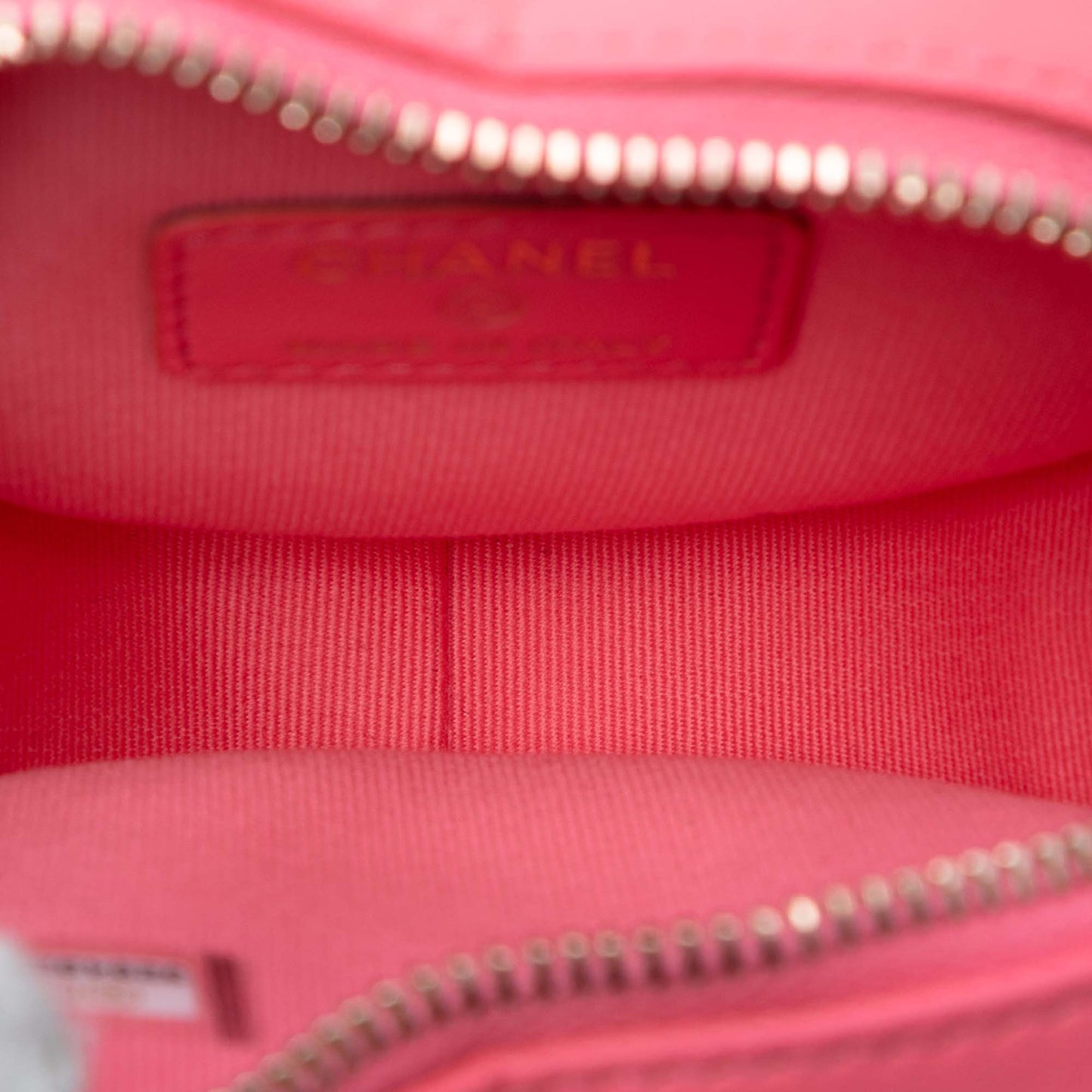 Pink Chanel Mini Lambskin CC in Love Heart Crossbody