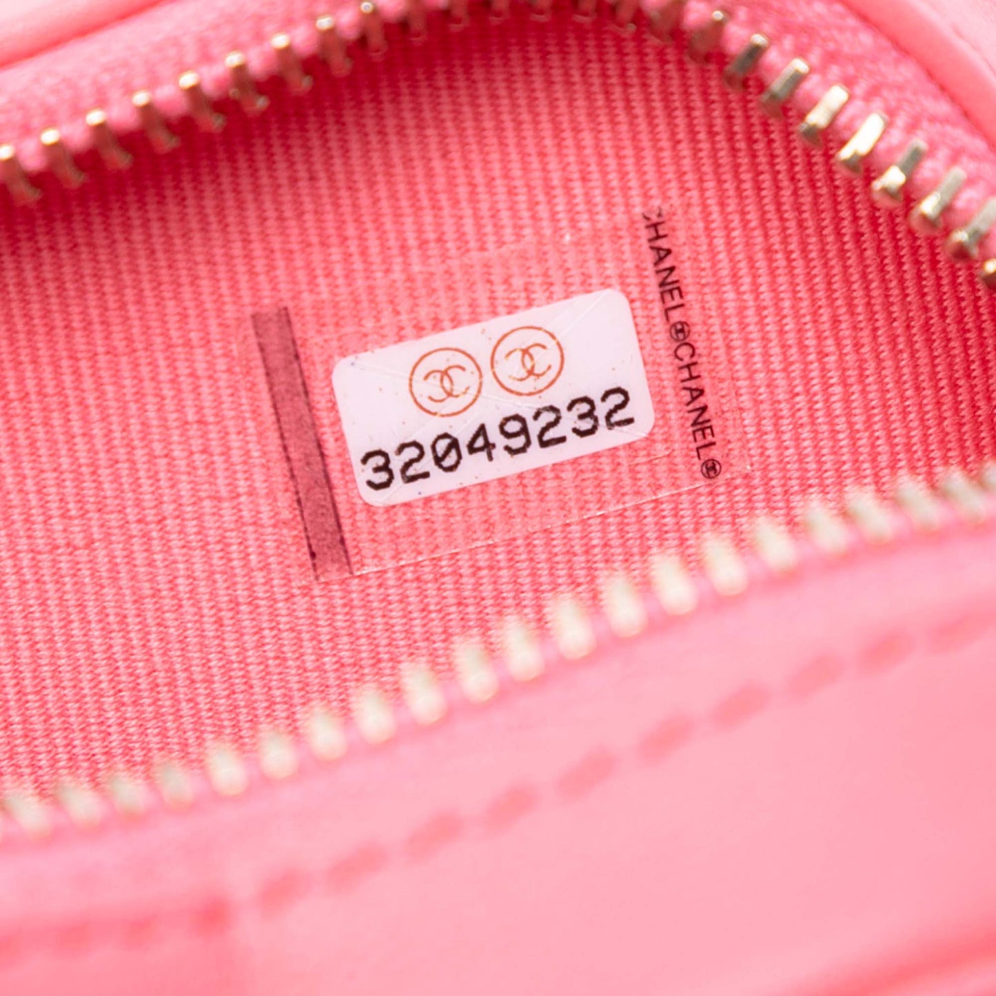 Pink Chanel Mini Lambskin CC in Love Heart Crossbody