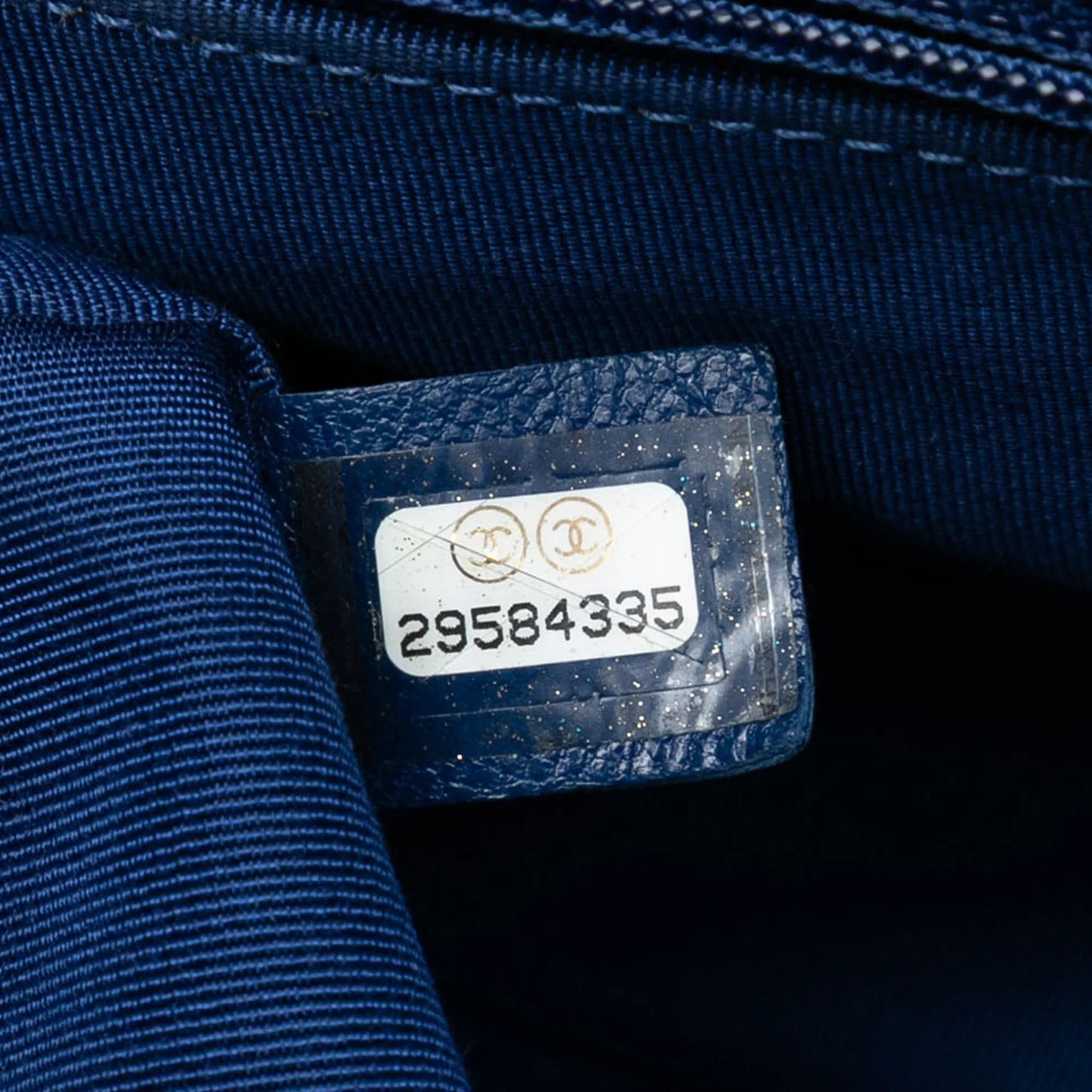 Blue Chanel Large Lambskin 19 Flap Satchel