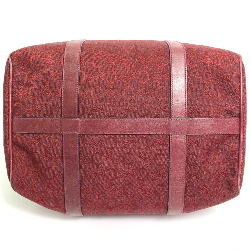 CELINE Boston Duffel bag Canvas / leather Red C Macadam Carriage   Women