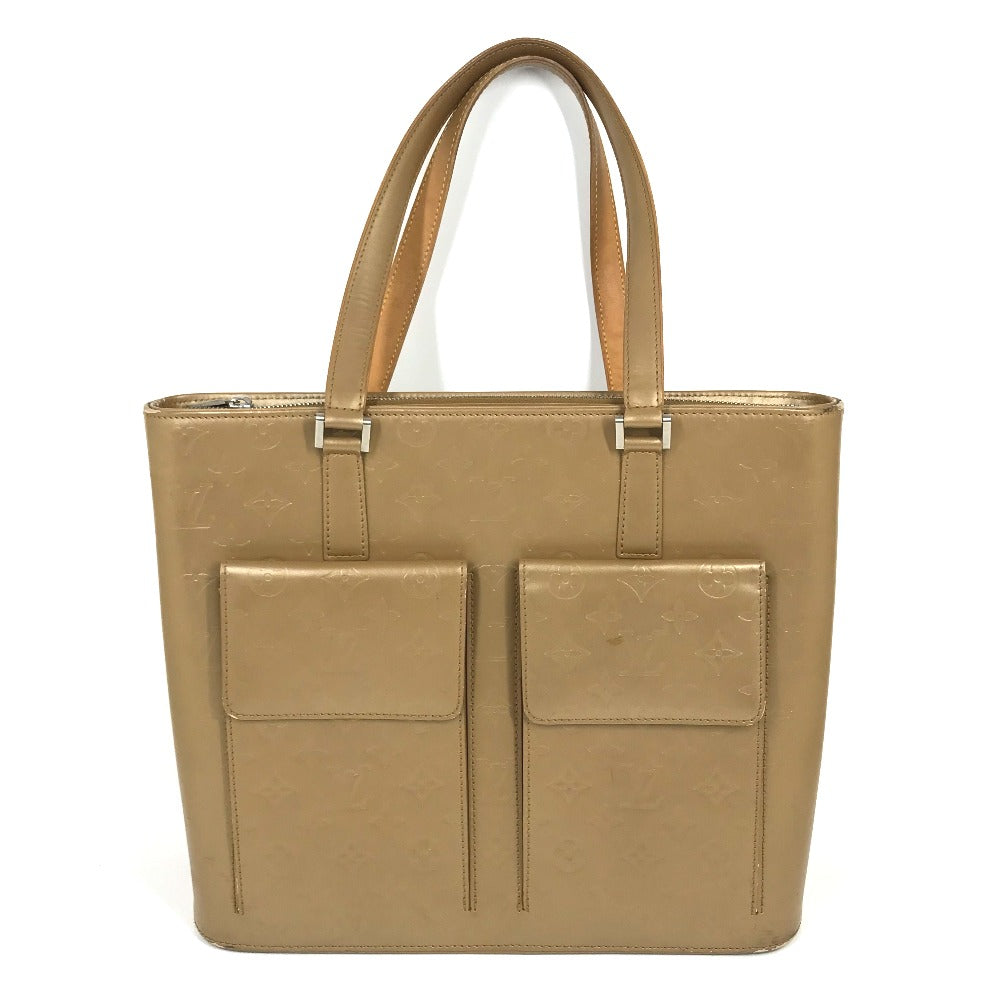 LOUIS VUITTON Tote Bag M55107 Monogram mat leather beige Monogram mat Willwood Women