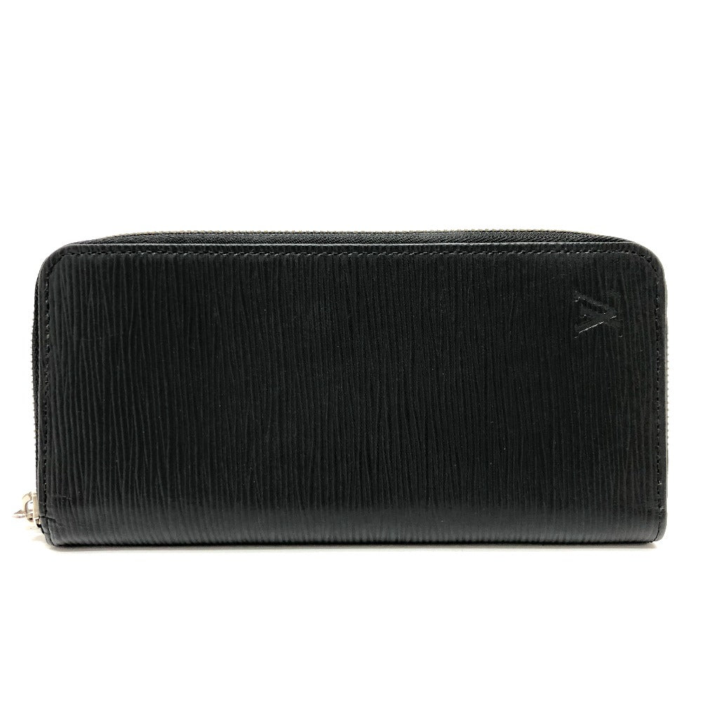 LOUIS VUITTON Long Wallet Purse M60965 Epi Leather black Epi Zippy Wallet Vertical mens