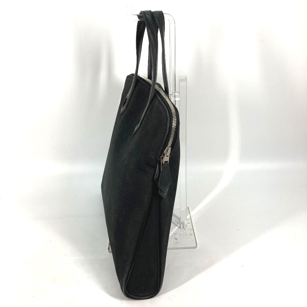 HERMES Tote Bag Toile H, Leather black Sacquibou PM mens  d