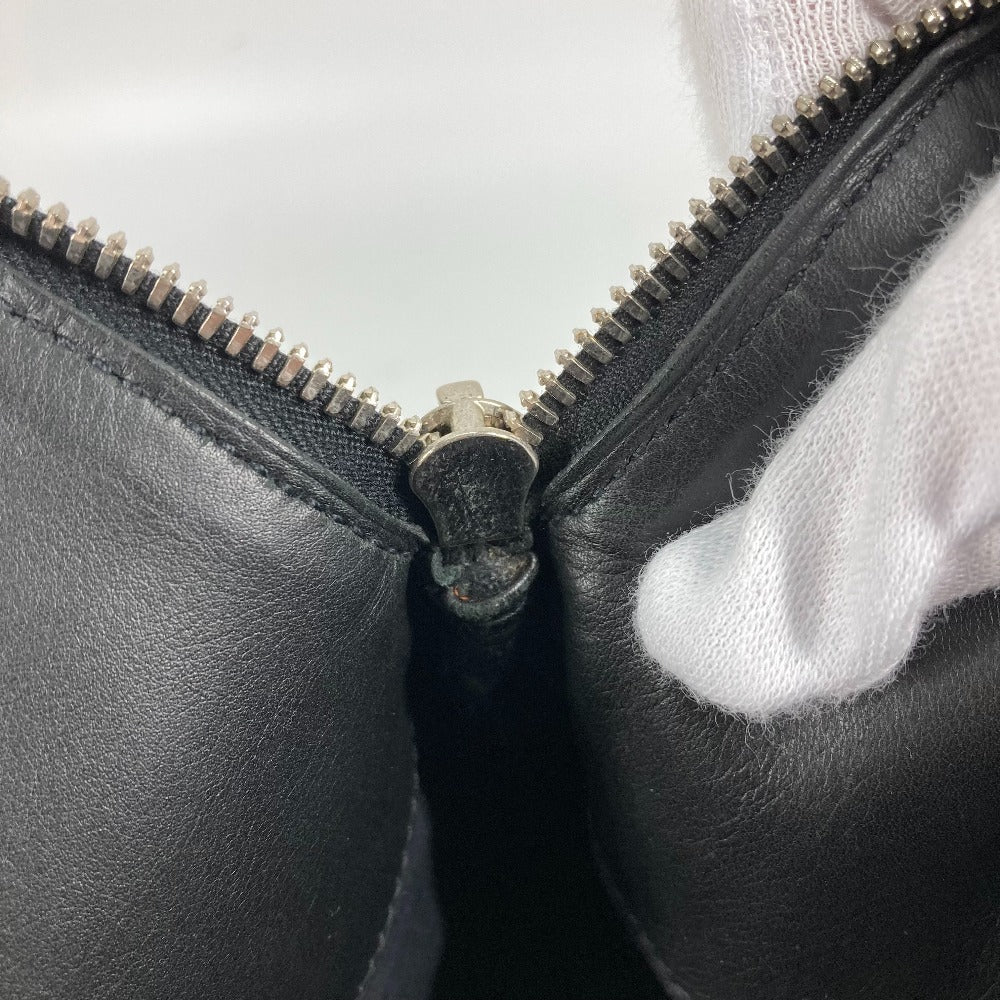 HERMES Tote Bag Toile H, Leather black Sacquibou PM mens  d