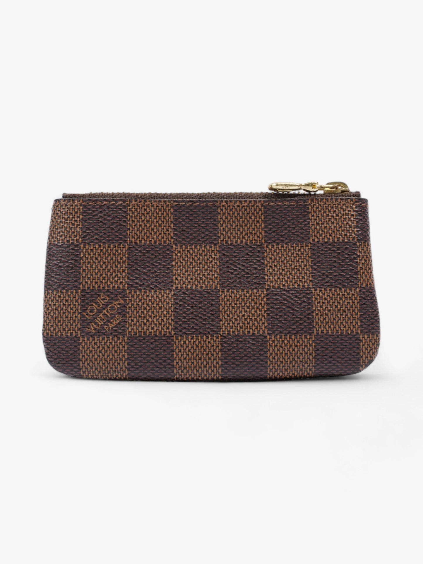 Louis Vuitton Key Pouch Damier Ebene Coated Canvas