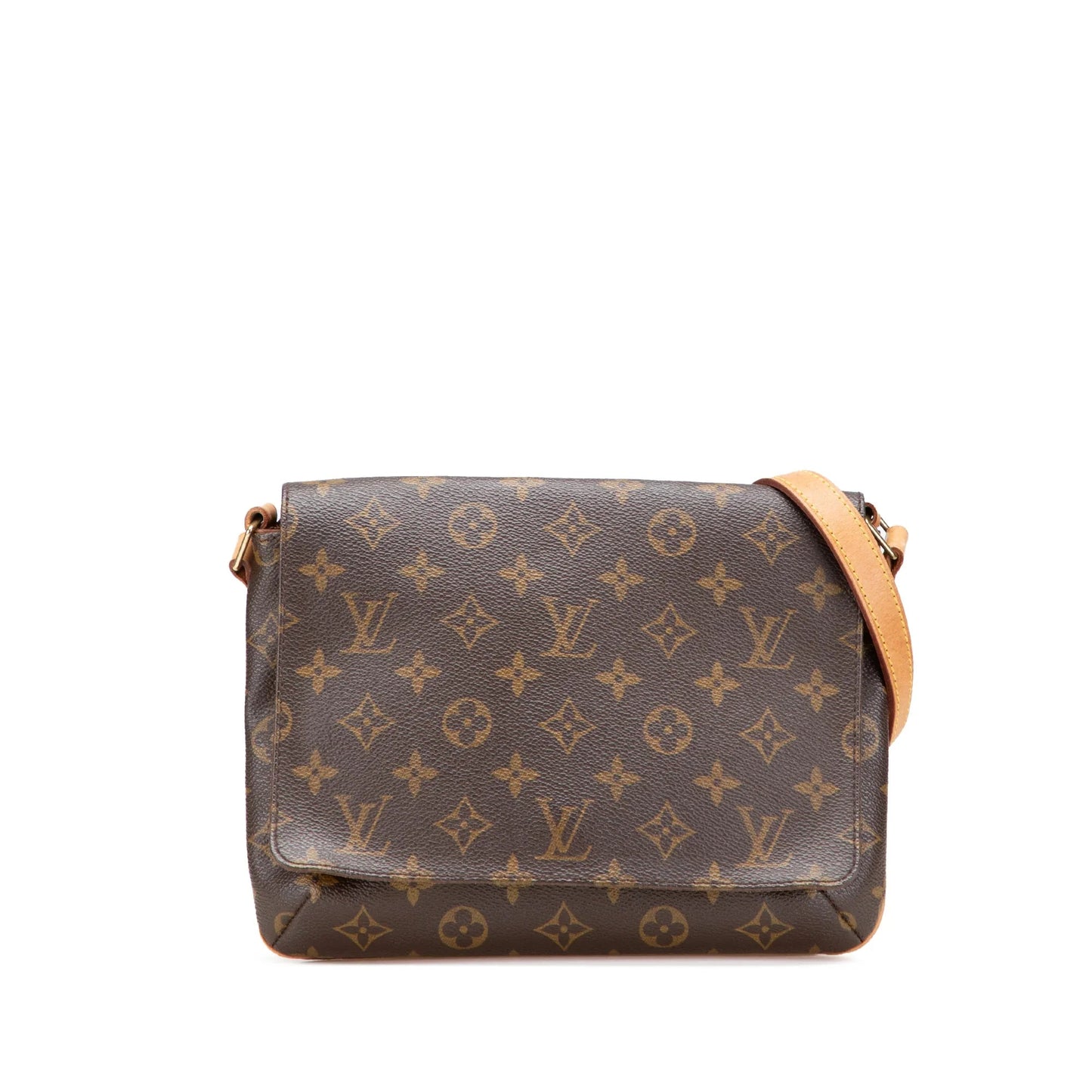 Brown Louis Vuitton Monogram M tte Tango Long Strap Crossbody Bag